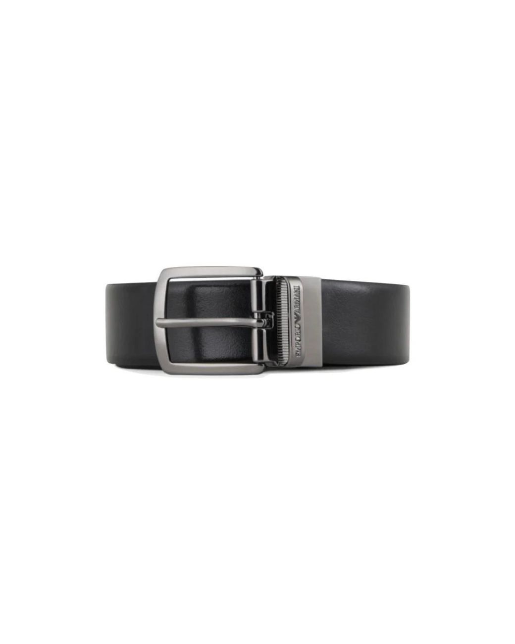 Armani Black Belts for men