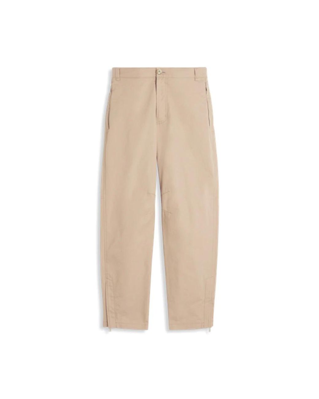 Lanvin Natural Cropped Trousers for men