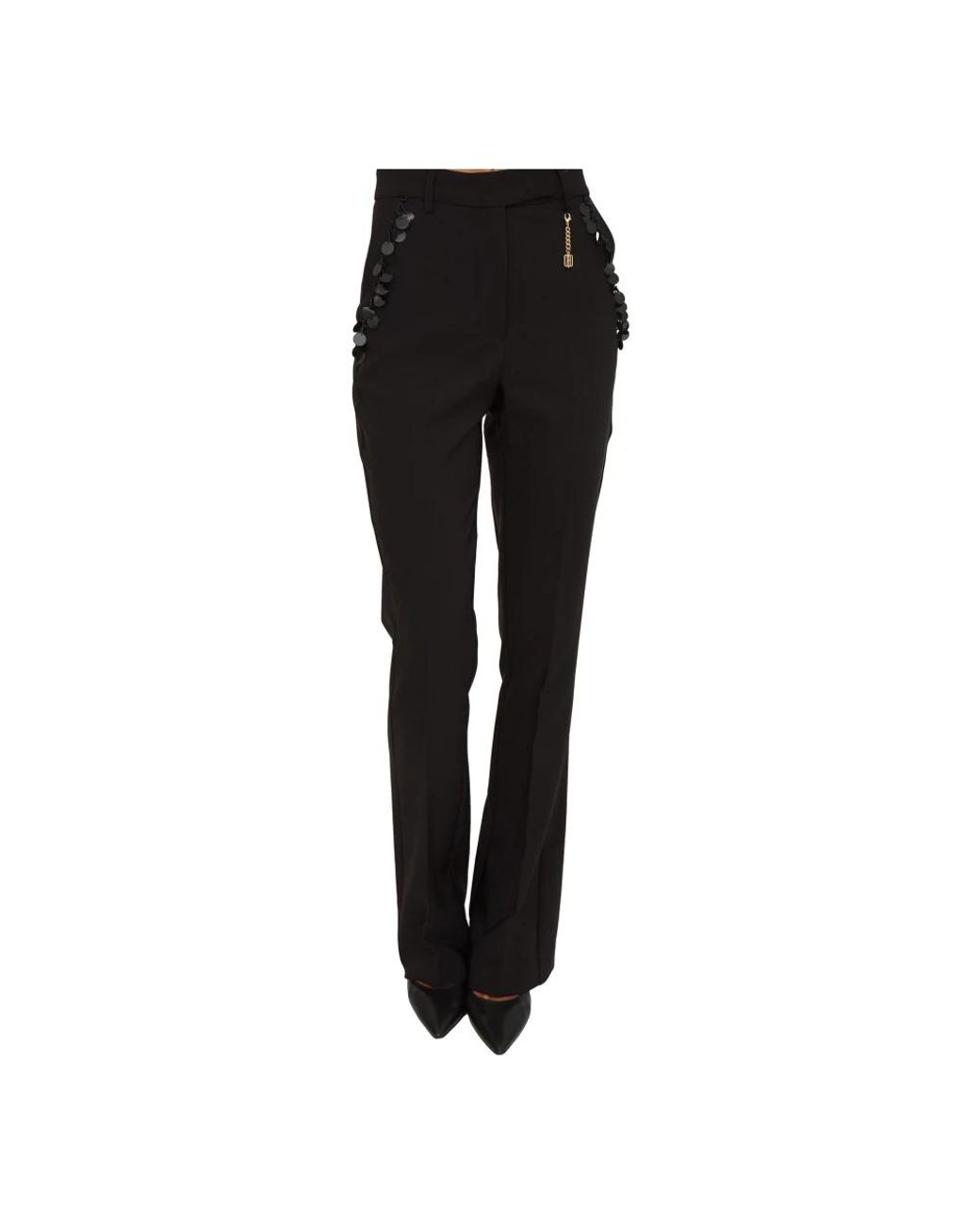 Fracomina Black Wide Trousers