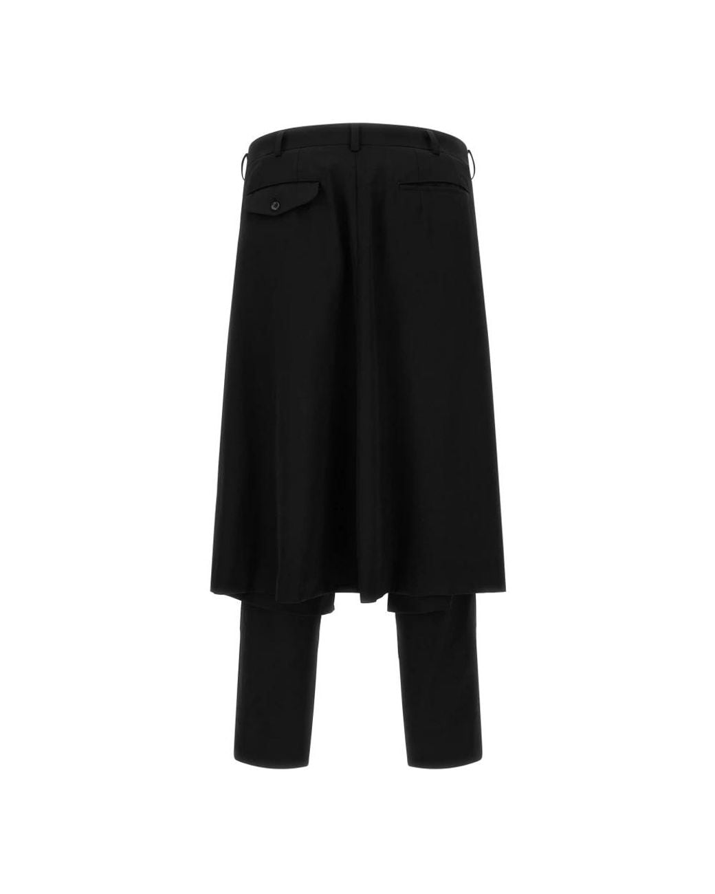 Comme des Garçons Black Straight Trousers for men