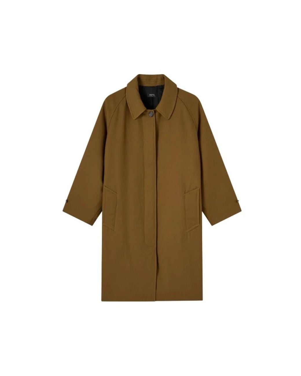 A.P.C. Green Single-Breasted Coats