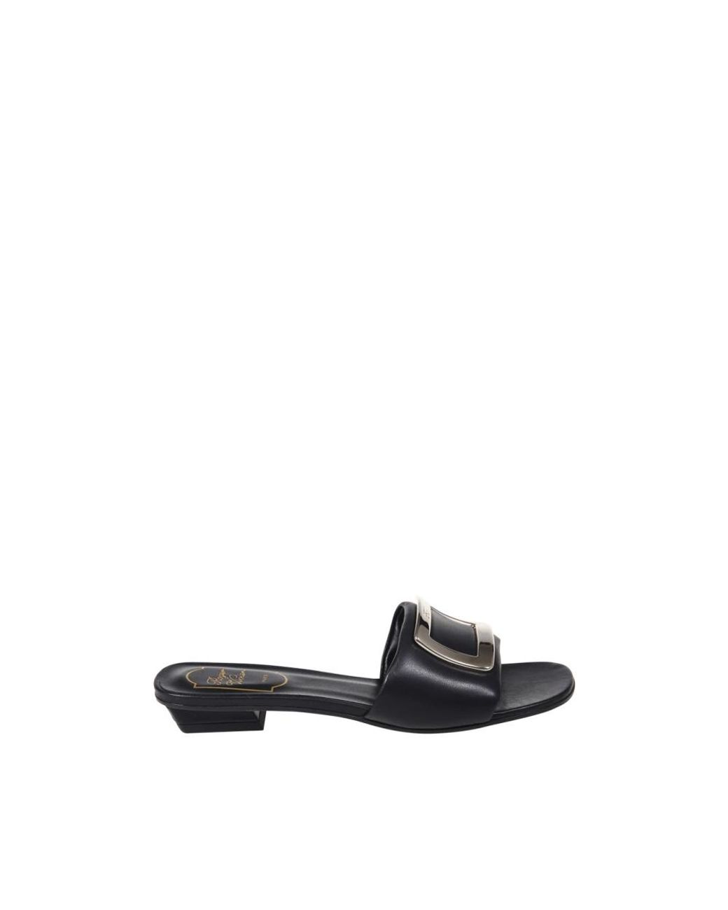 Roger Vivier Black Heeled Mules