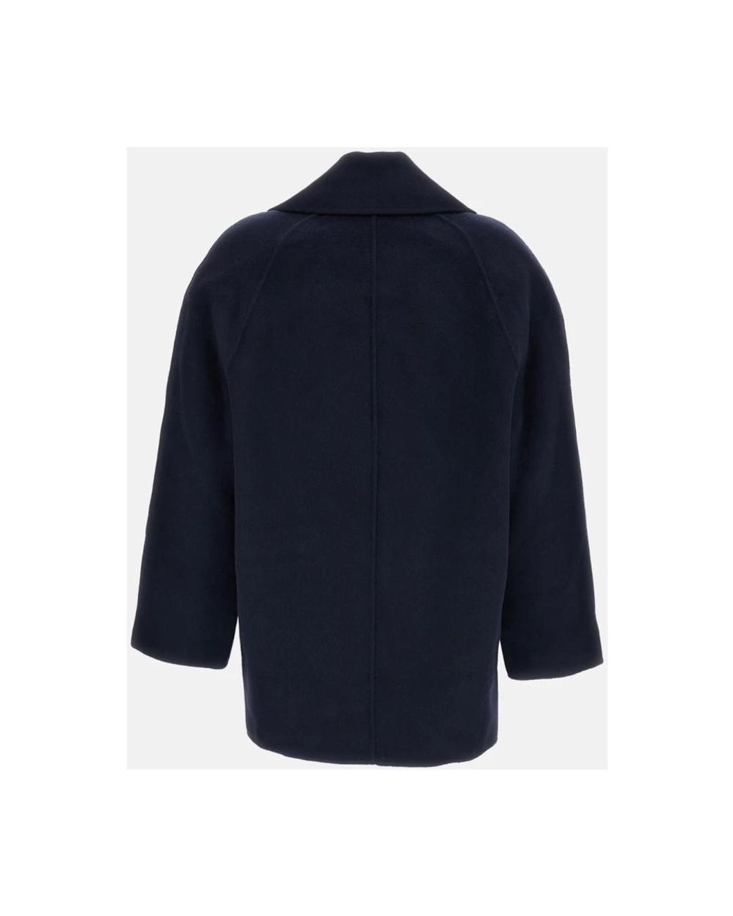 Loulou de Saison Blue Double-Breasted Coats