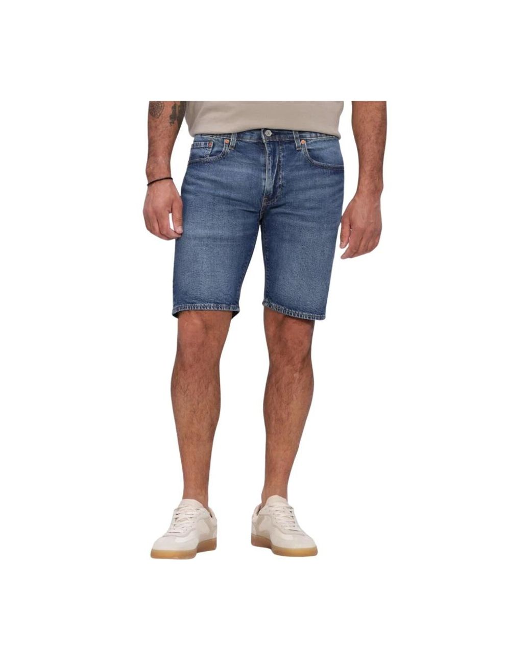 Levi's 405 Standard Shorts in het Blue voor heren