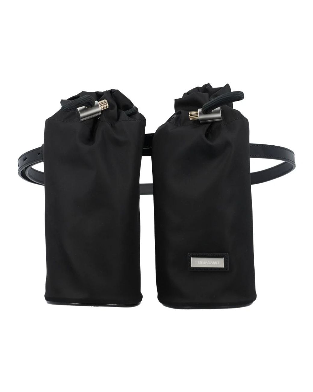 Ferragamo Black Bum Bags for men