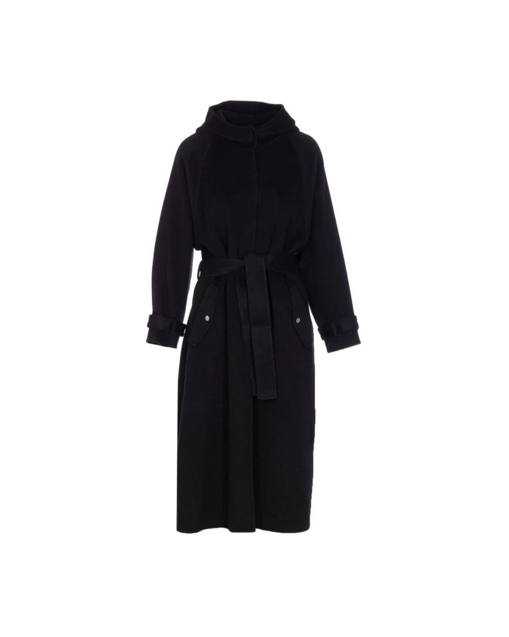Pinko Black Belted Coats