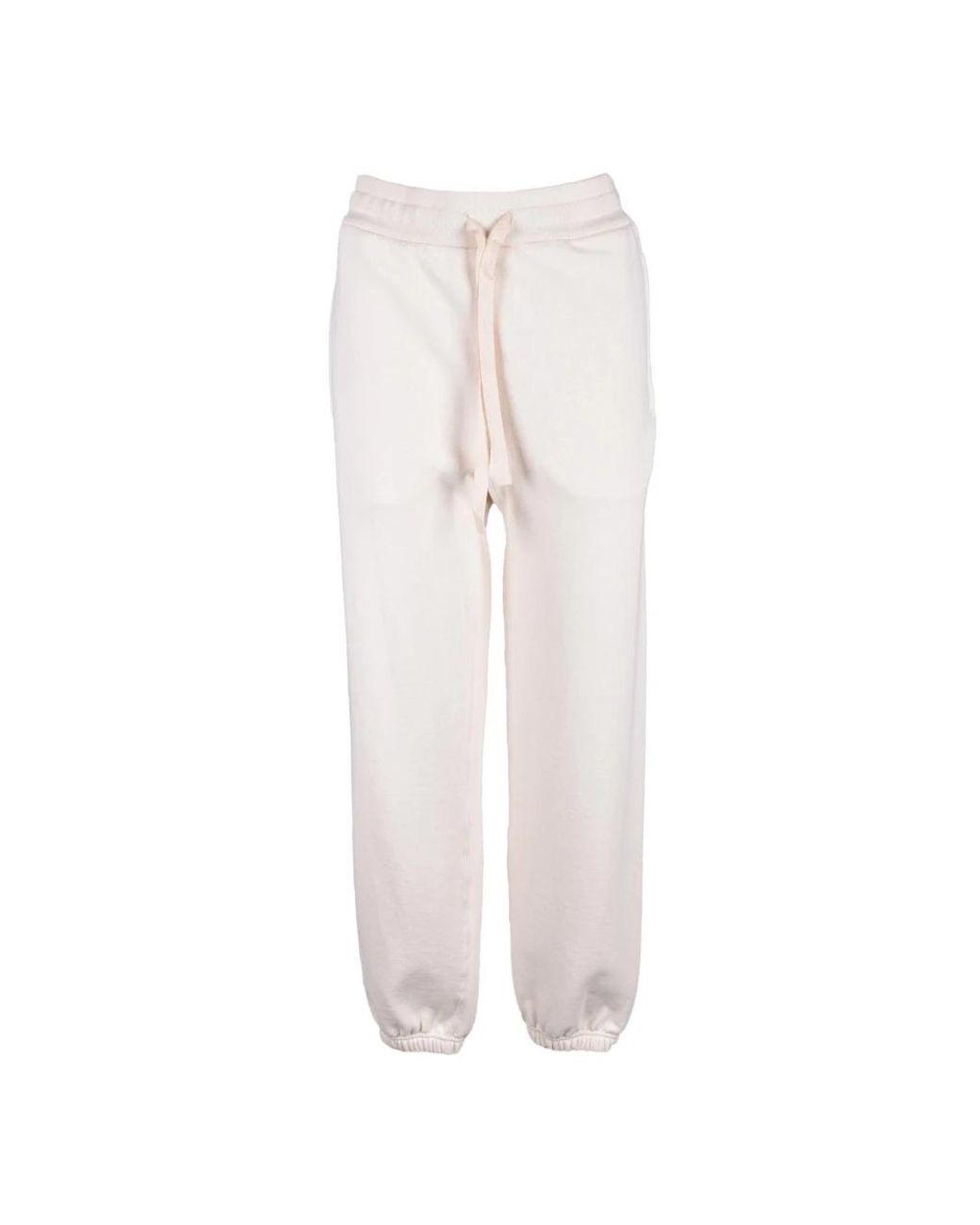 Jil Sander White Baumwoll freizeithose