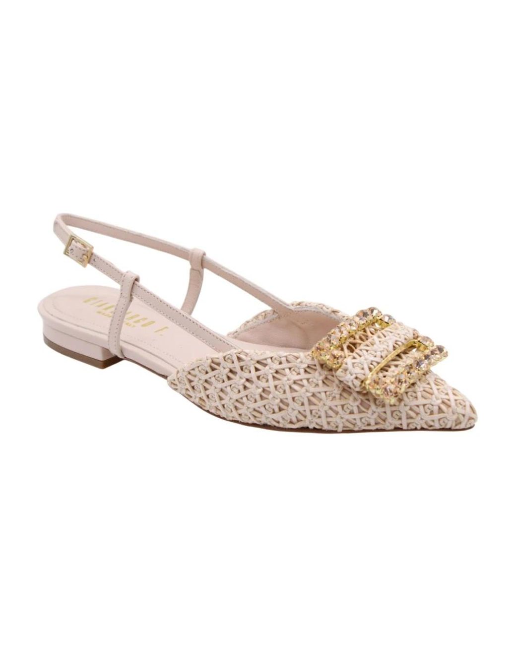 Gianmarco F. Pink Ballerina Shoes