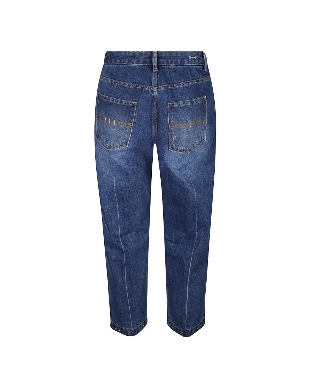 Adererror Cropped Jeans in het Blue voor heren