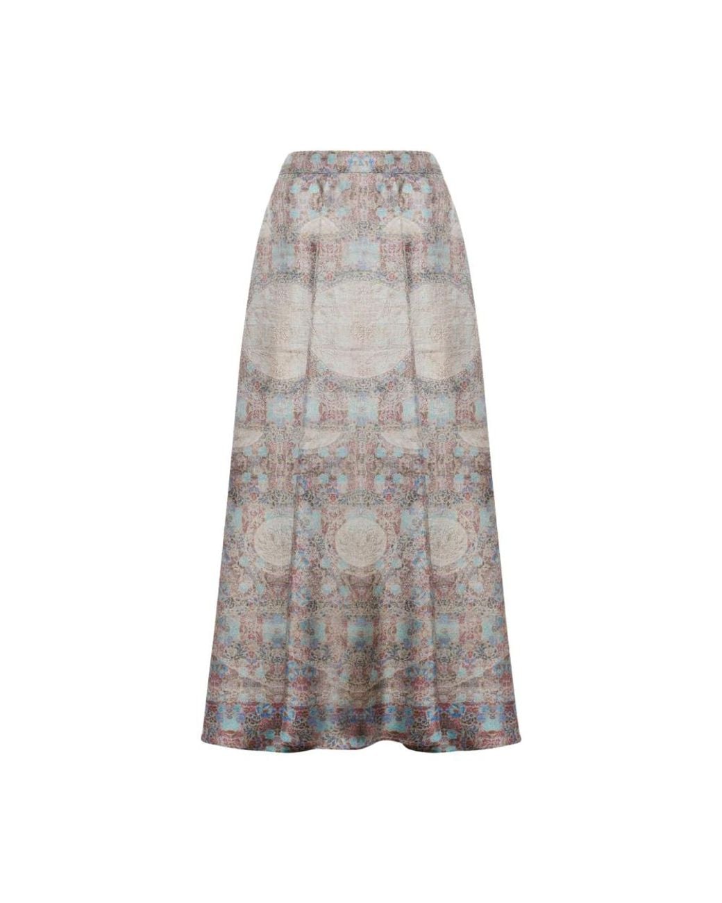 Pierre Louis Mascia Gray Midi Skirts