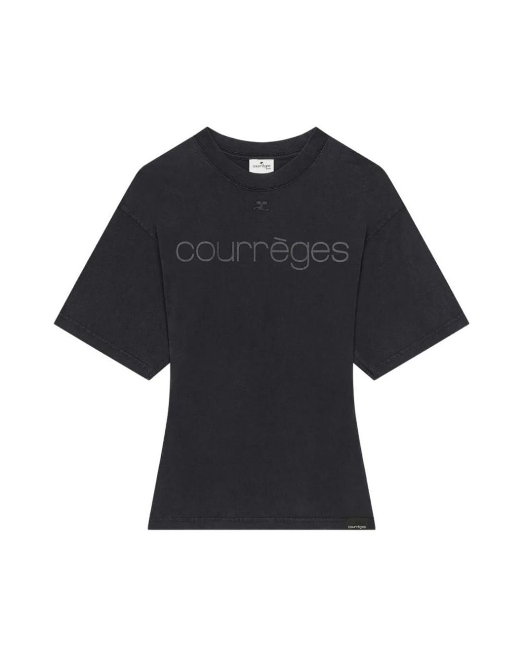 Courreges Black T-Shirts