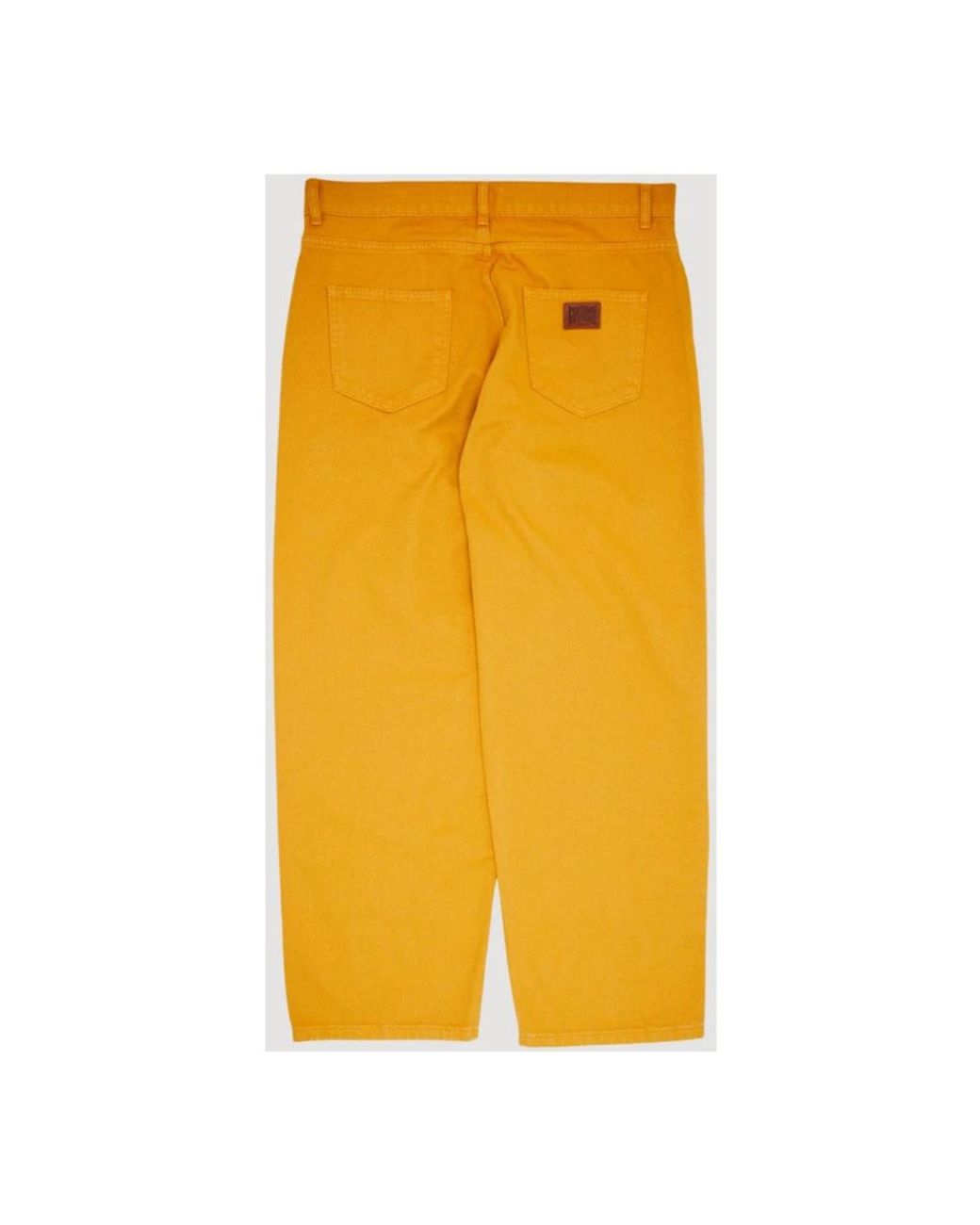 Fa Yellow Loose-Fit Jeans for men