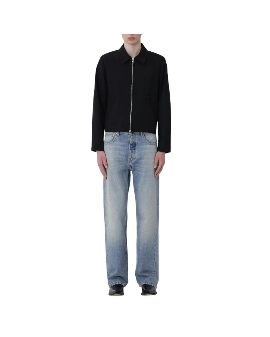 Won Hundred Black Light Jackets for men