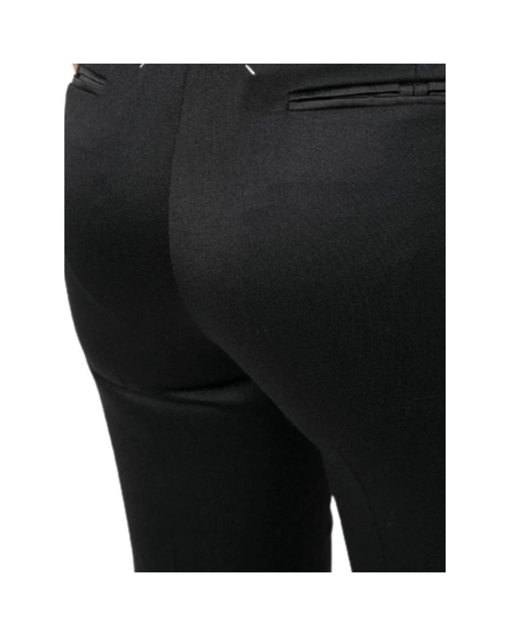 Maison Margiela Black Straight Trousers