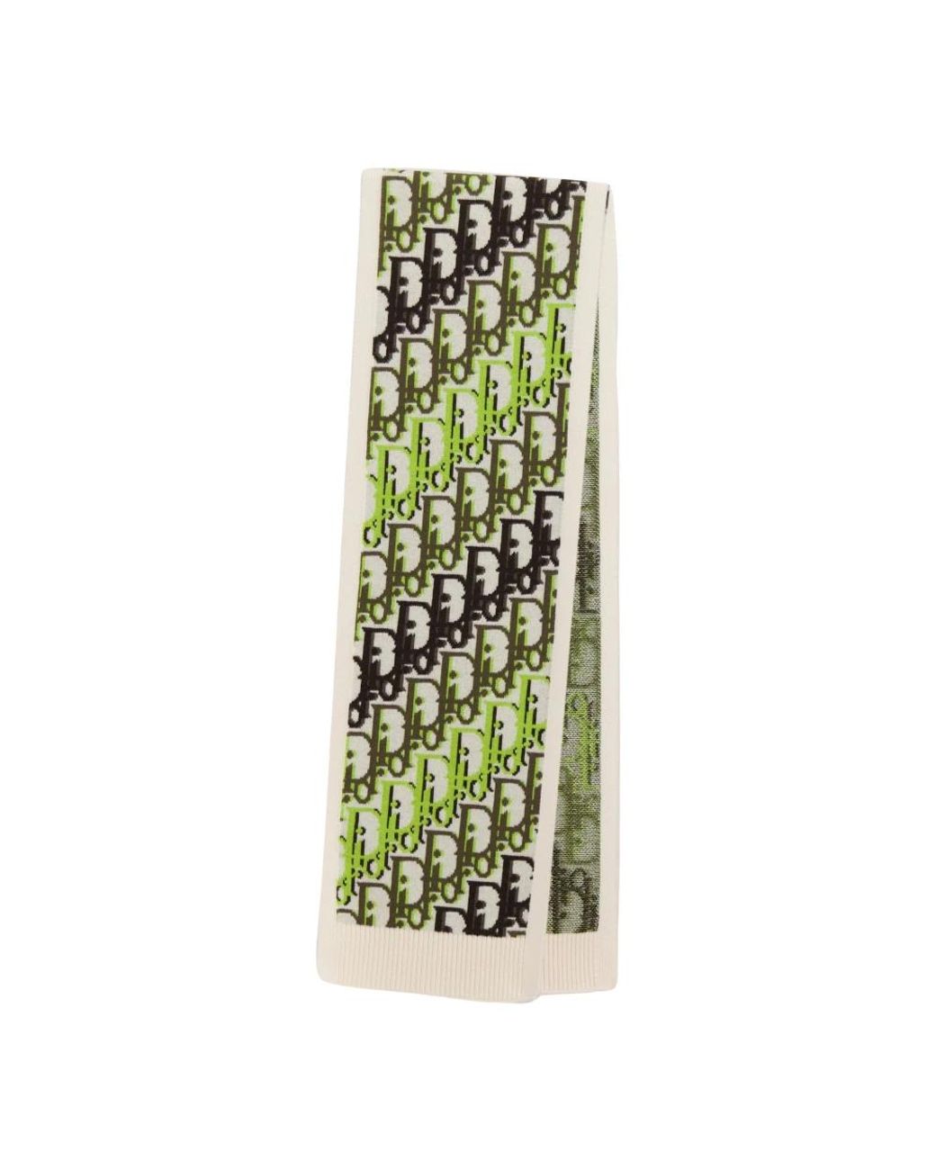 Dior Green Winter Scarves for men