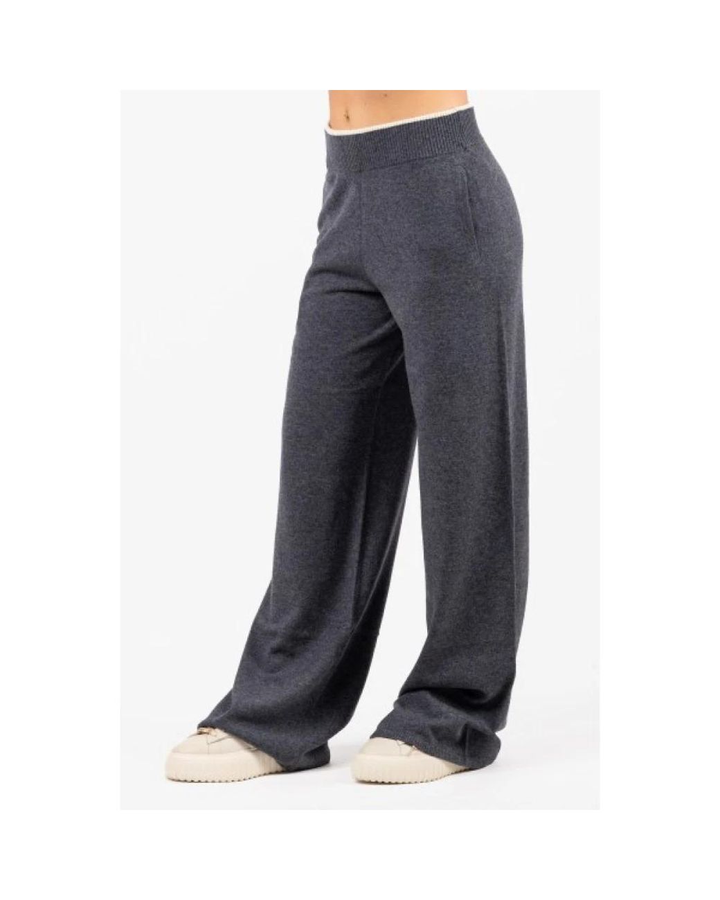 Pinko Blue Wide Trousers