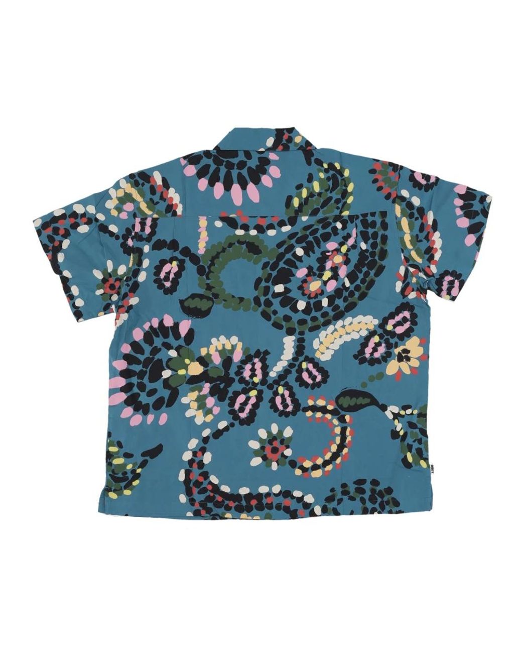 Obey Blue Short Sleeve Shirts for men