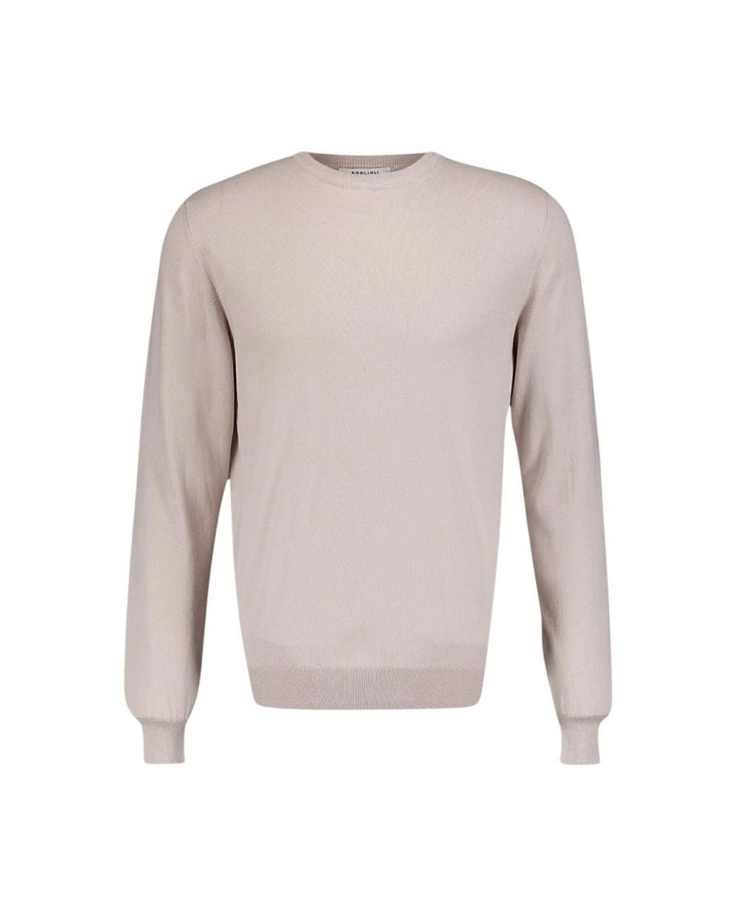 Boglioli Gray Round-Neck Knitwear for men