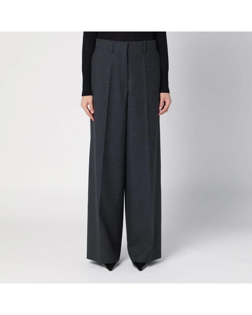 Givenchy Black Wide Trousers