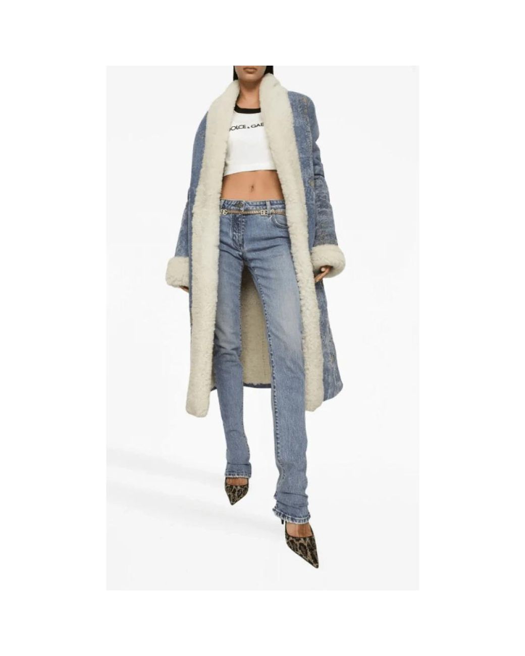 Dolce & Gabbana Blue Bootcut Jeans