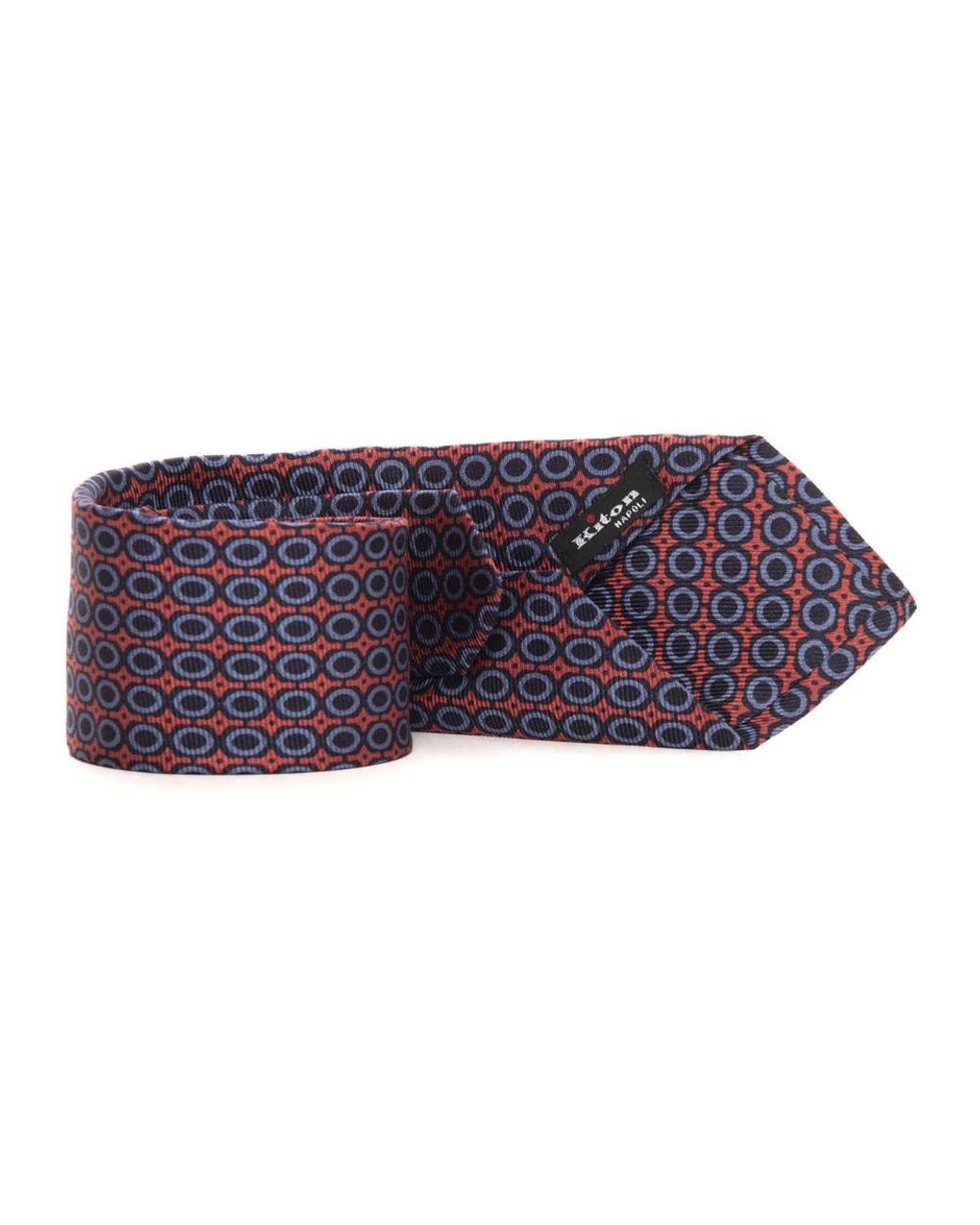 Ties di Kiton in Blue da Uomo