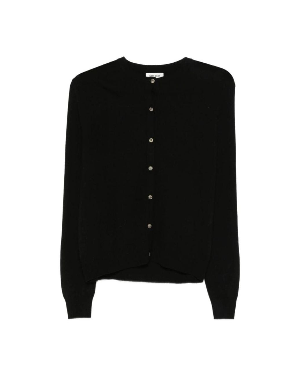 Soft Goat Black Cashmere Knitwear