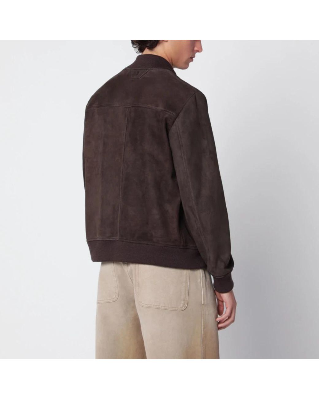 Salvatore Santoro Brown Bomber Jackets for men