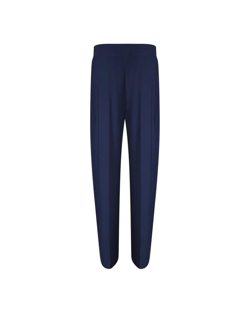 Norma Kamali Blue Slim-Fit Trousers