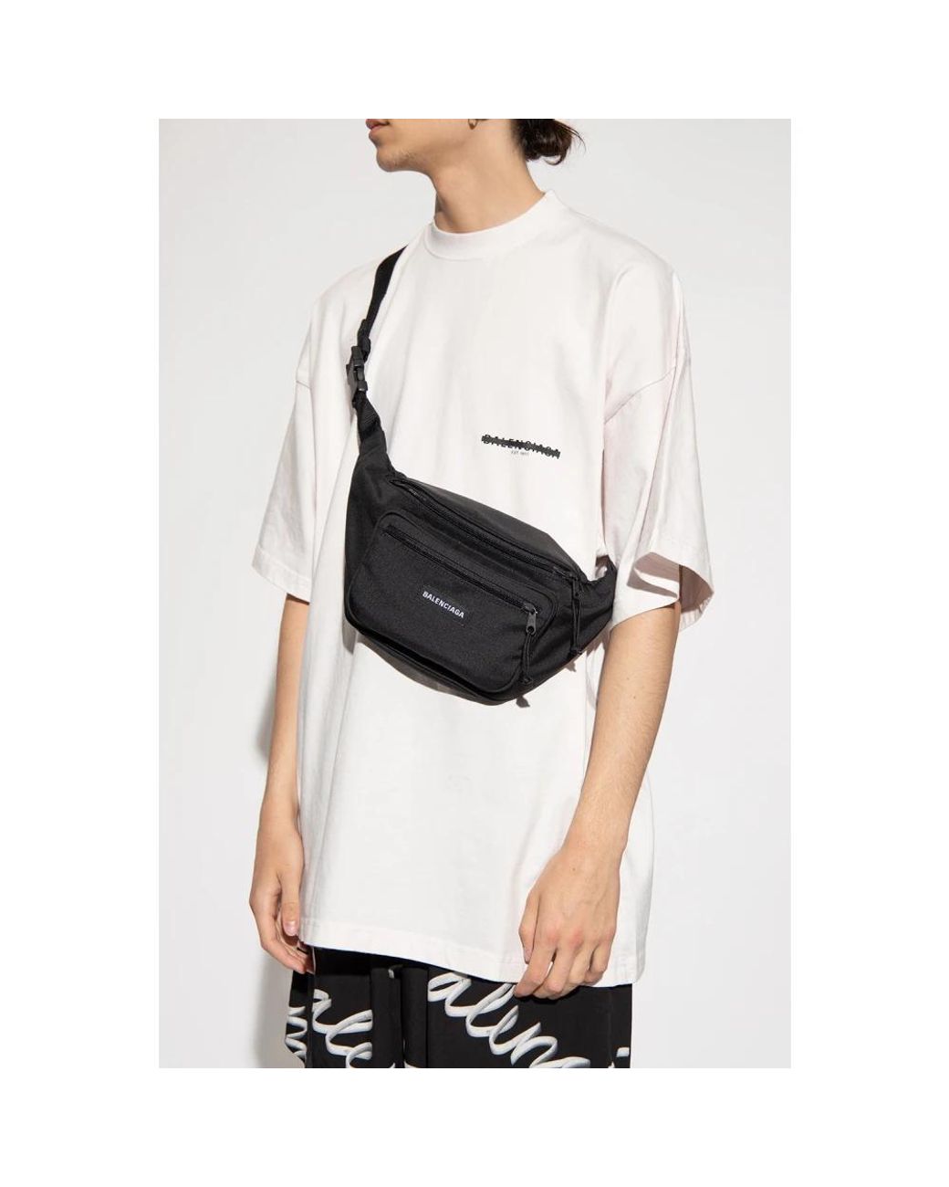 Balenciaga Black Bum Bags for men