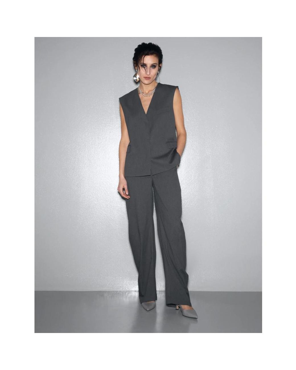 REMAIN Birger Christensen Gray Waistcoats