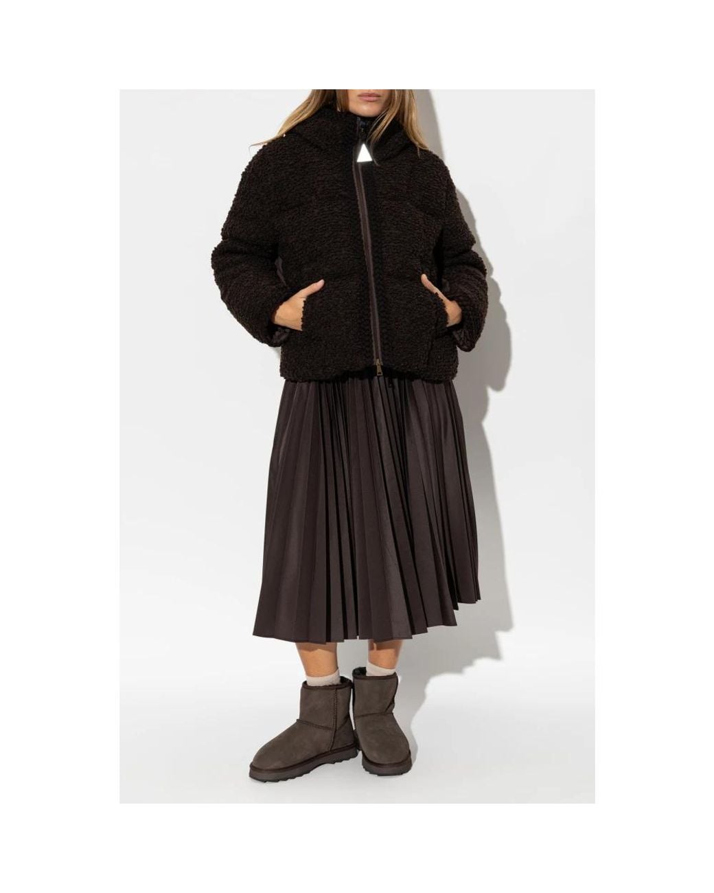 Moncler Black Midi Skirts