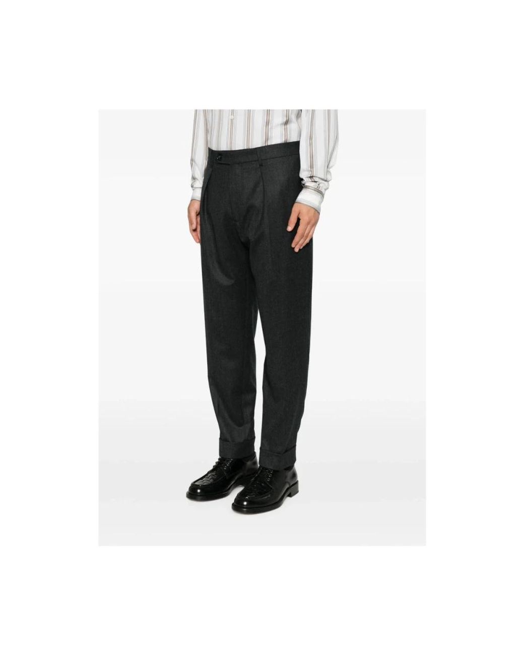 Berwich Gray Suit Trousers for men