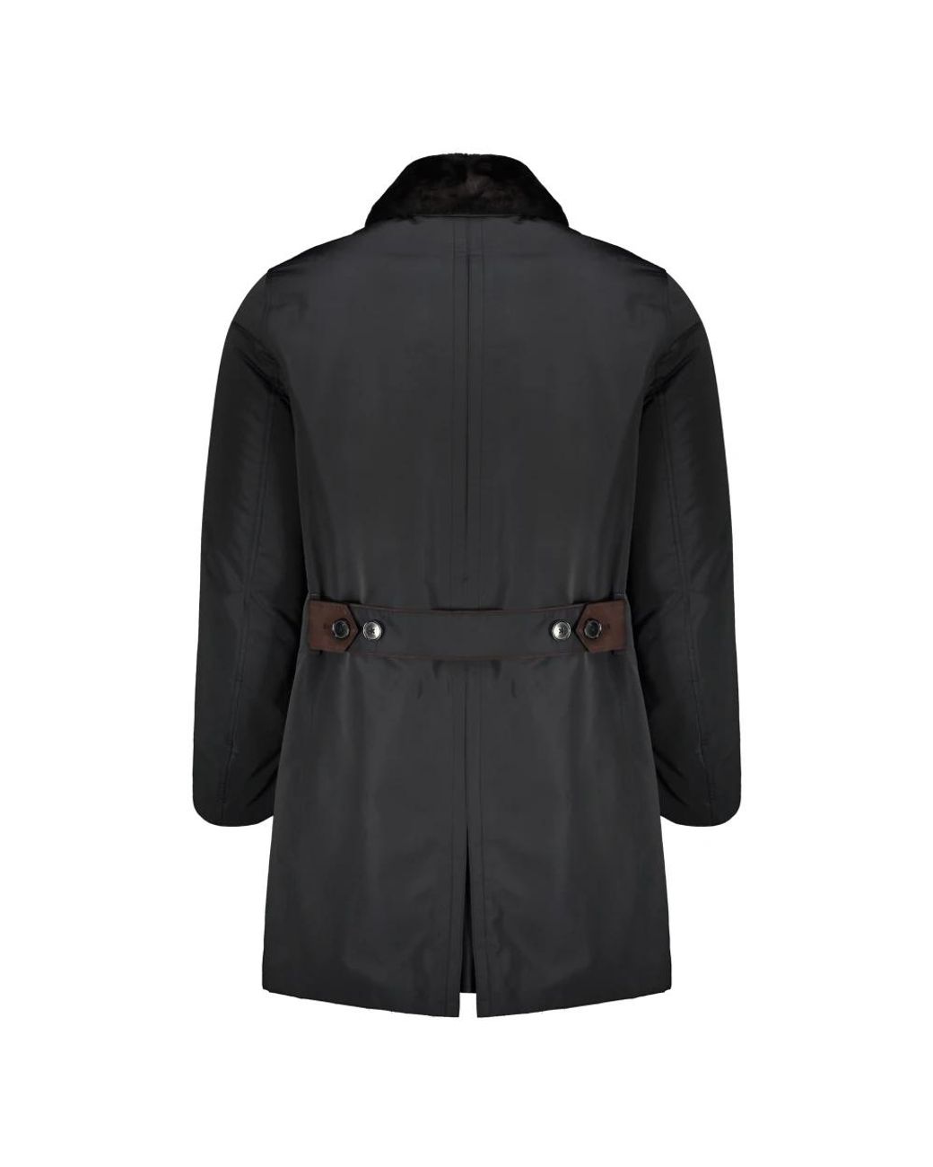 Zegna Black Single-Breasted Coats for men