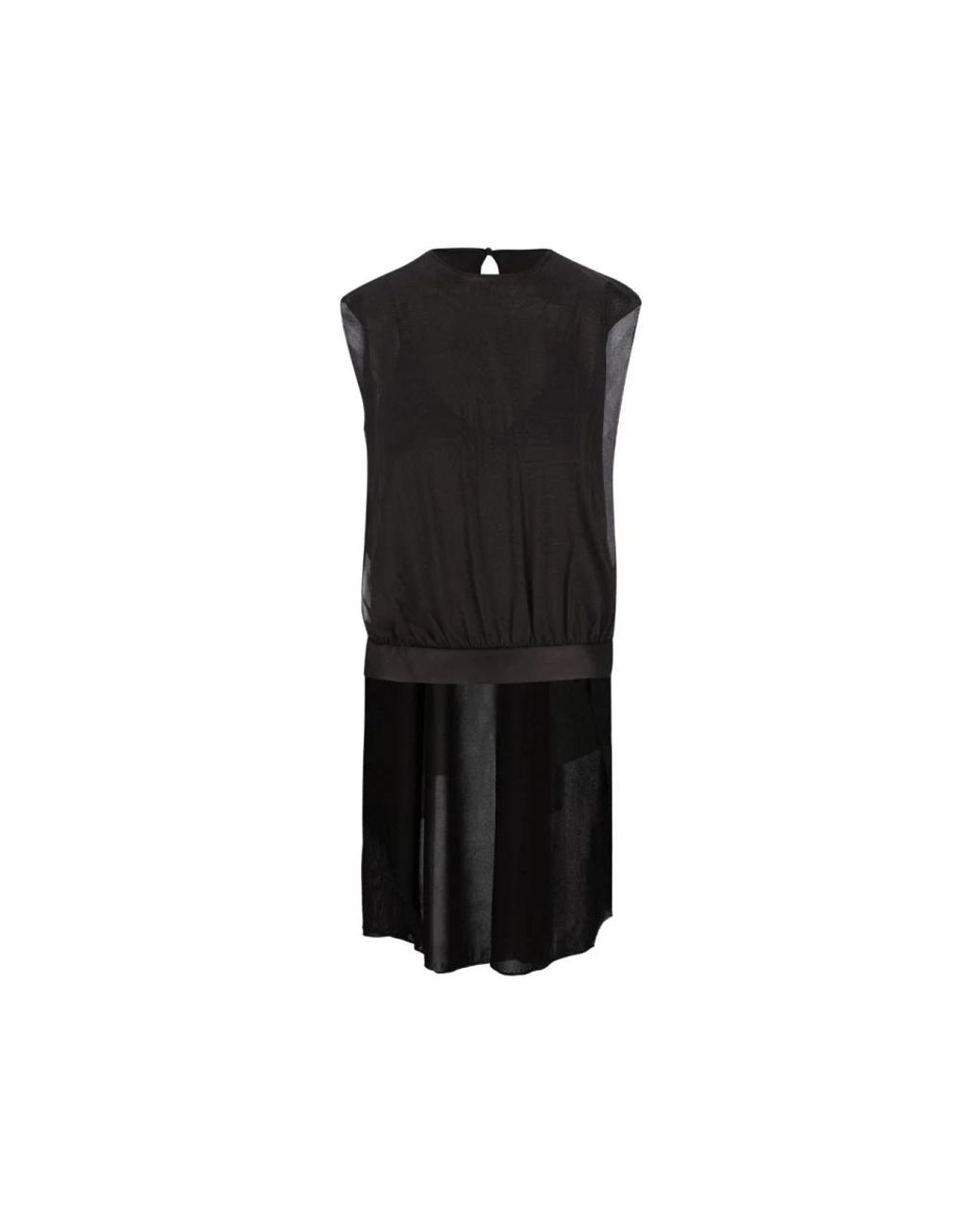 Fendi Satin Silk Top in het Black