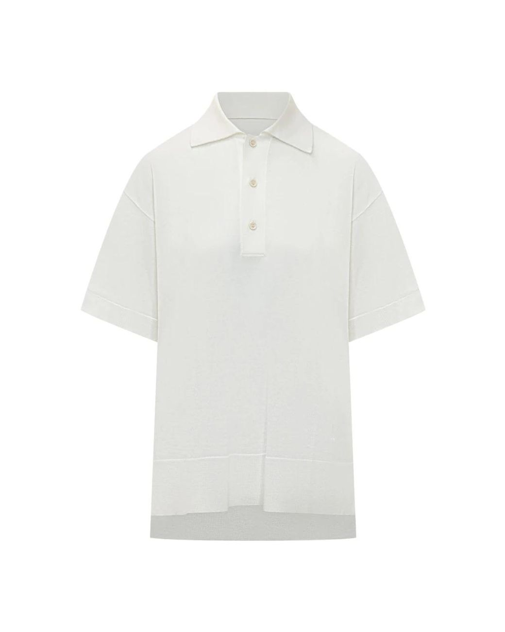 AMI White Polo Shirts