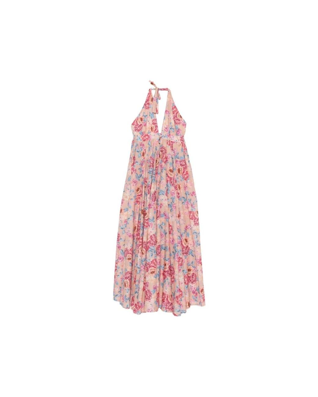 Anjuna Bridget Maxi Jurk in het Pink
