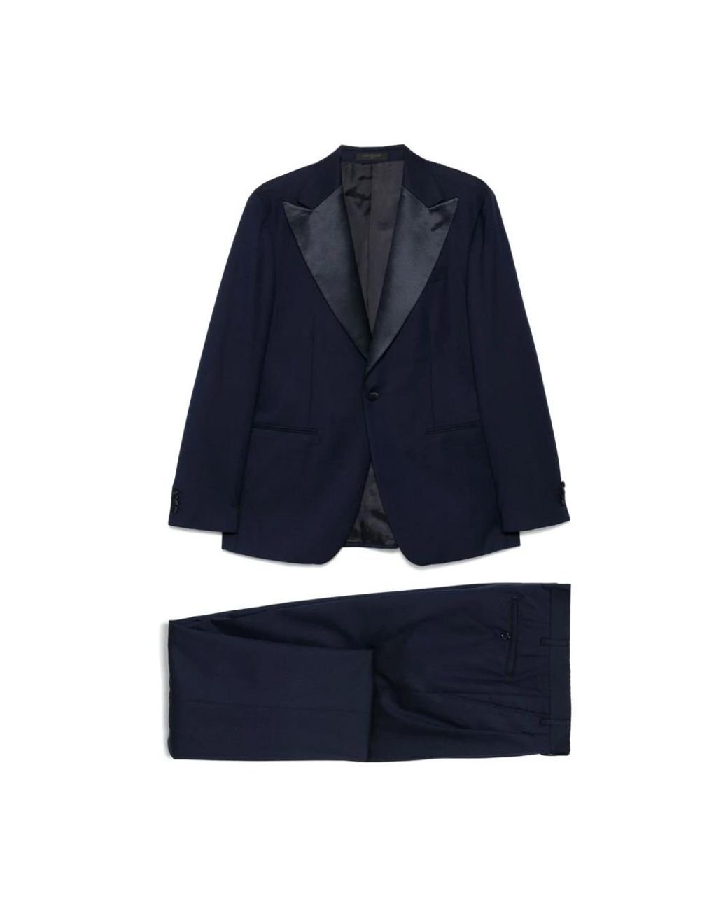Corneliani Blue Single Breasted Suits for men