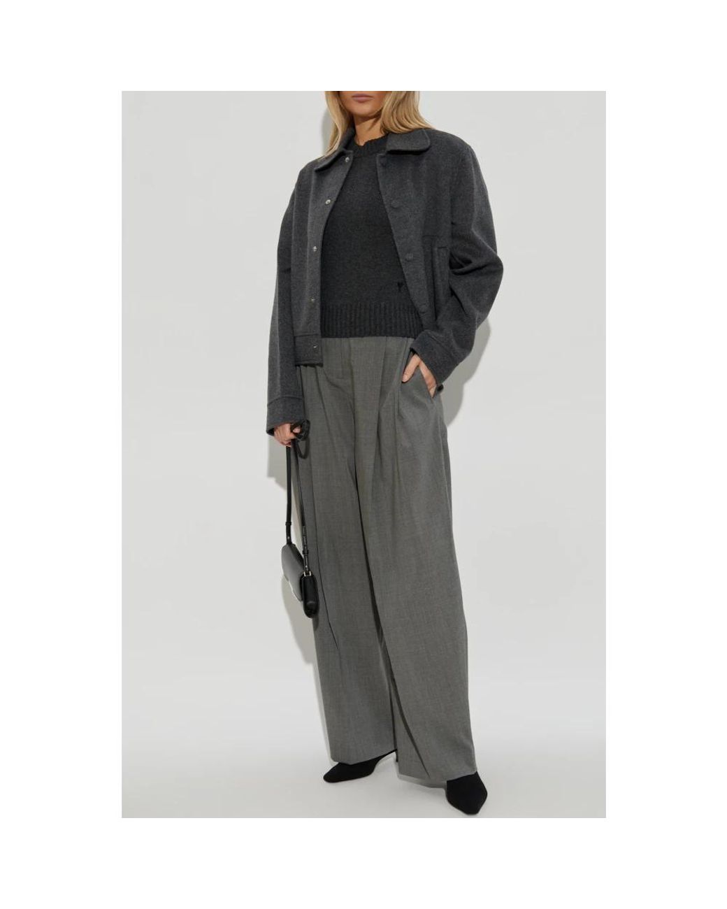 AMI Black Cashmere Knitwear