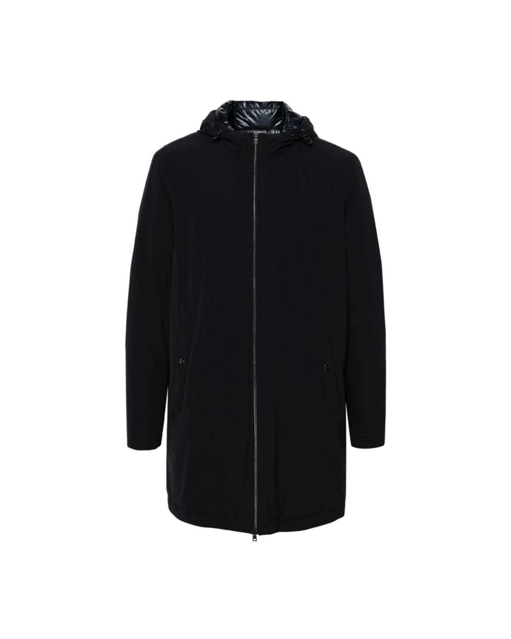 Herno Black Winter Jackets for men