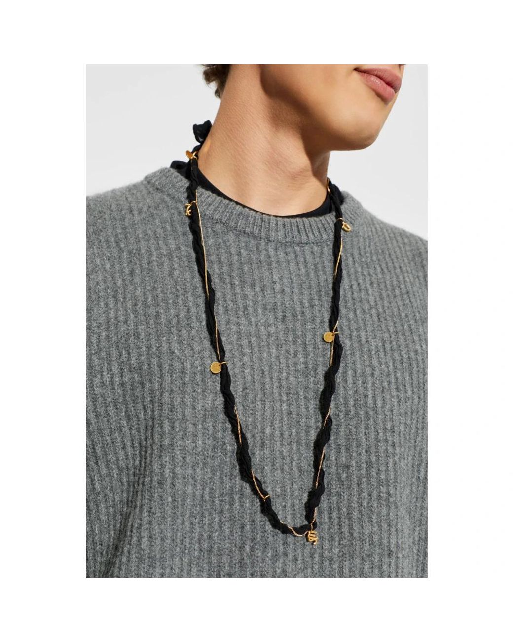 Necklaces Jil Sander de hombre de color Metallic