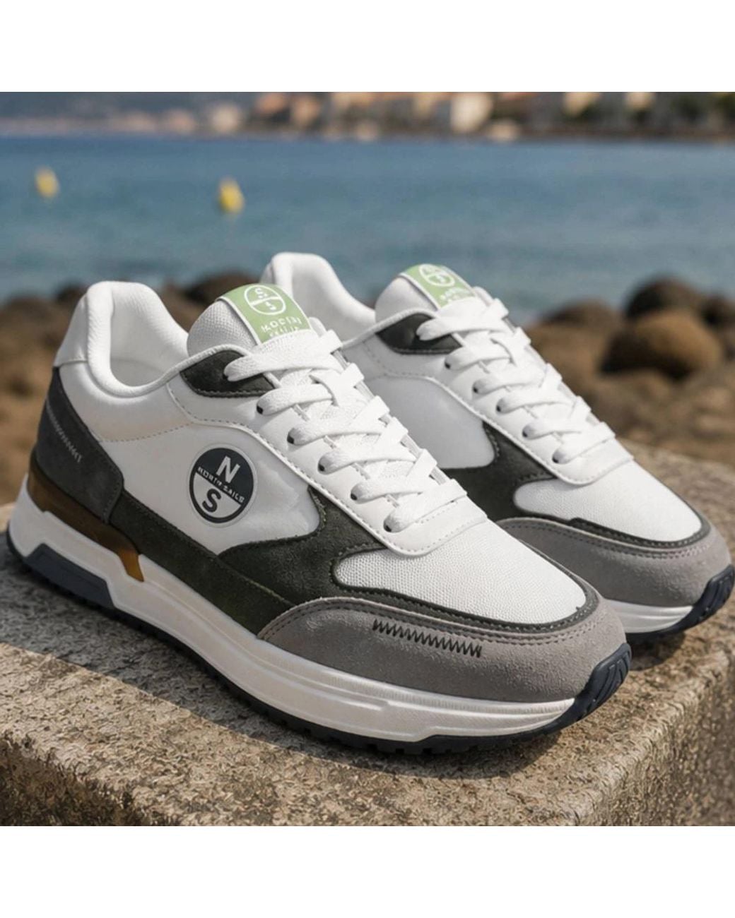 North Sails Gray Sneakers for men