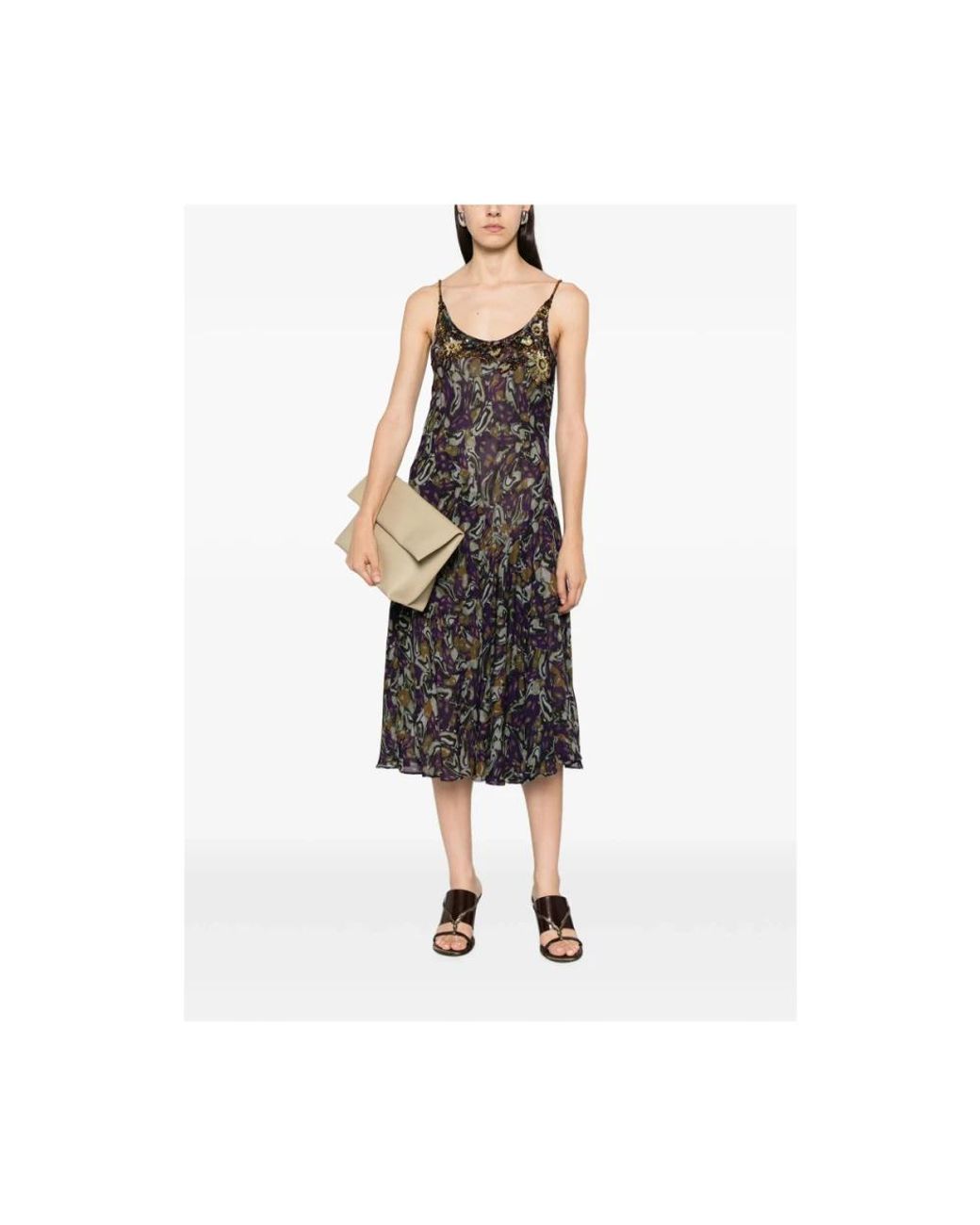 Dries Van Noten Purple Dresses