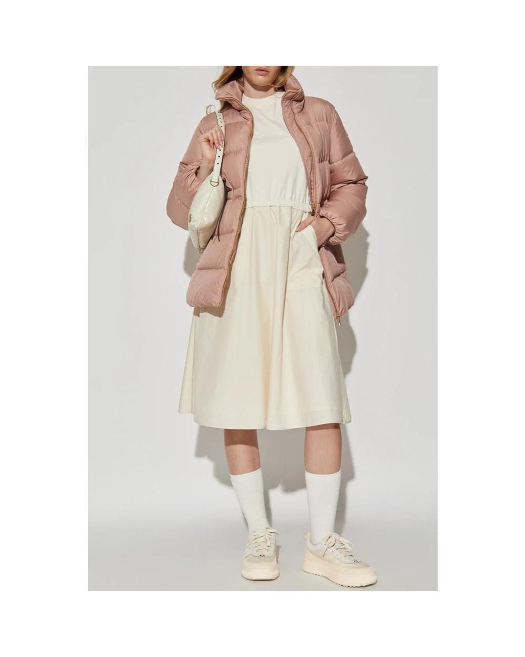 Moncler Pink Down Jackets