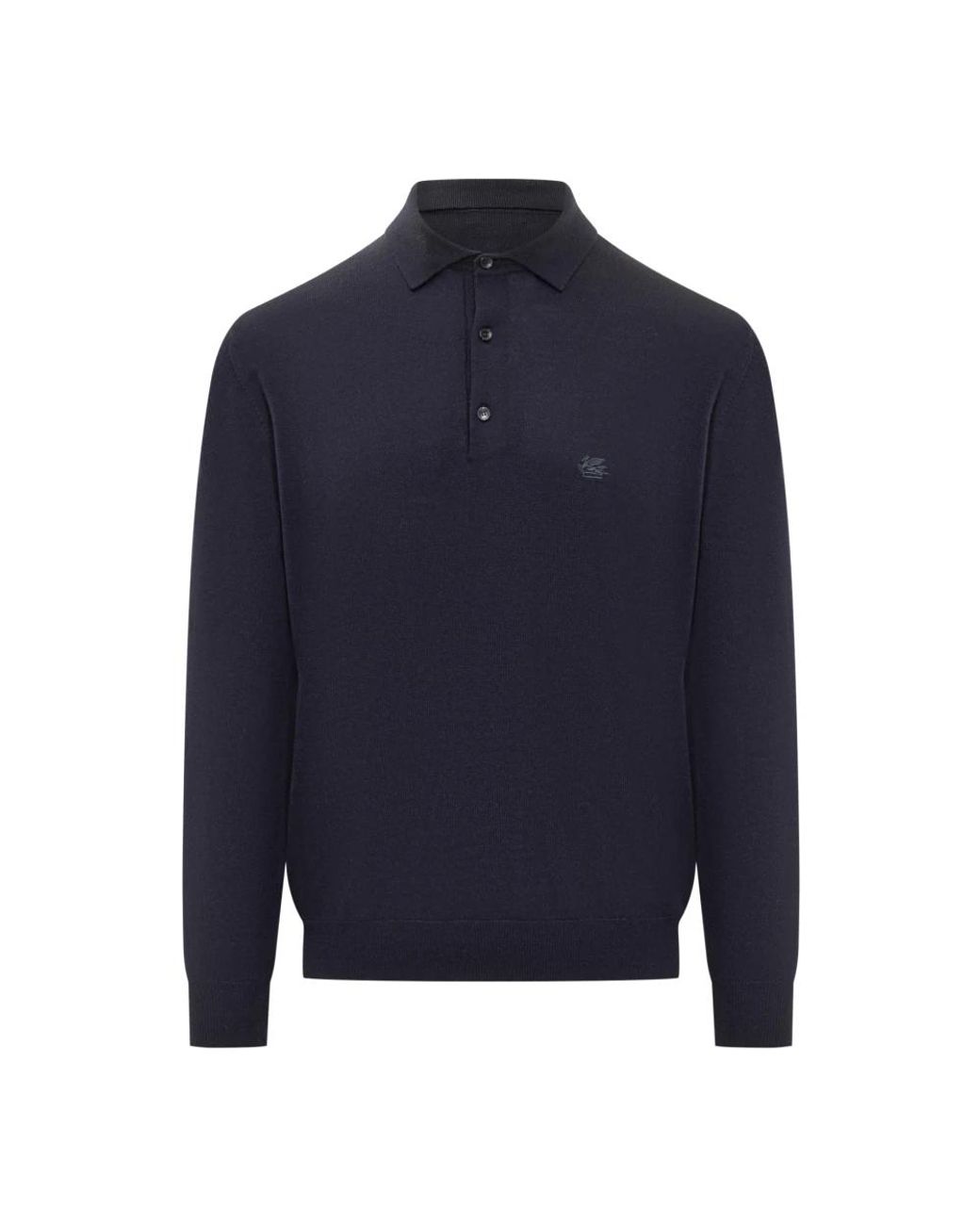 Etro Truien & Vesten ,Blauw ,Wol Trui Met Ronde Hals in het Blue voor heren