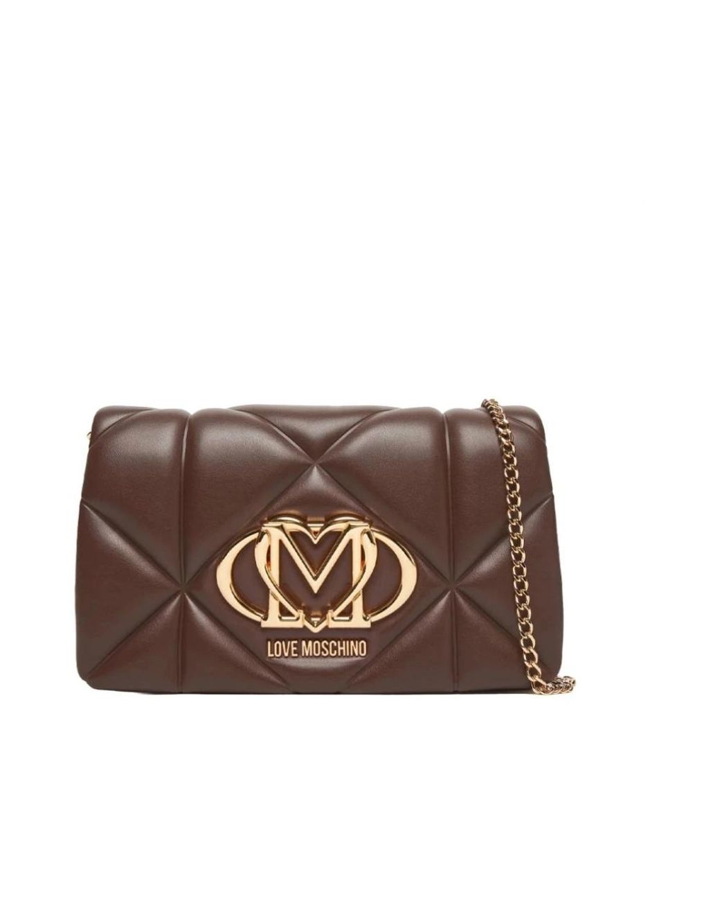 Love Moschino Brown Shoulder Bags