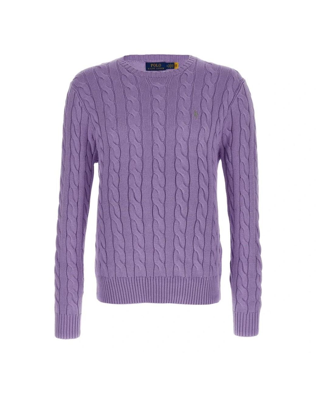 Polo Ralph Lauren Purple Round-Neck Knitwear for men