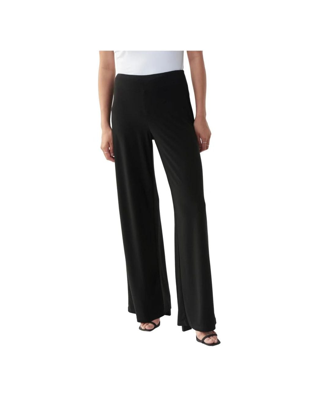 Joseph Ribkoff Black Wide Trousers