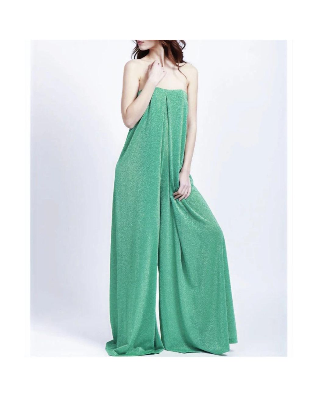 SIMONA CORSELLINI Green Jumpsuits