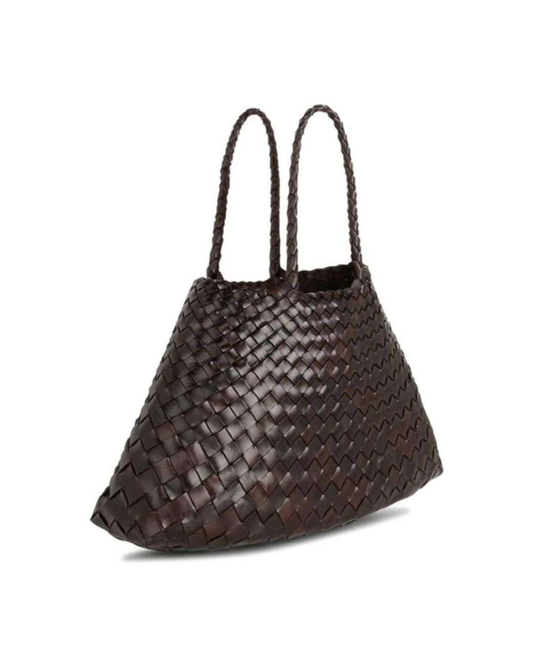 Dragon Diffusion Black Geflochtene Leder-Tragetasche