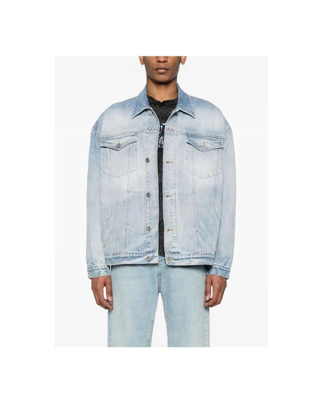 Vetements Blue Denim Jackets for men